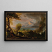 The Course of Empire, the Savage State - Thomas Cole — framed artwork on a wall