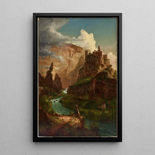 La Fontaine de Vaucluse - Thomas Cole — framed artwork on a wall