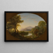 The Mill at Sunset - Thomas Cole — framed artwork on a wall