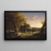 The Picnic - Thomas Cole — framed artwork on a wall