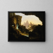 The Withdrawal of the Waters of the Flood - Thomas Cole — framed artwork on a wall