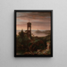 L'hymne des Vêpres - Thomas Cole — framed artwork on a wall