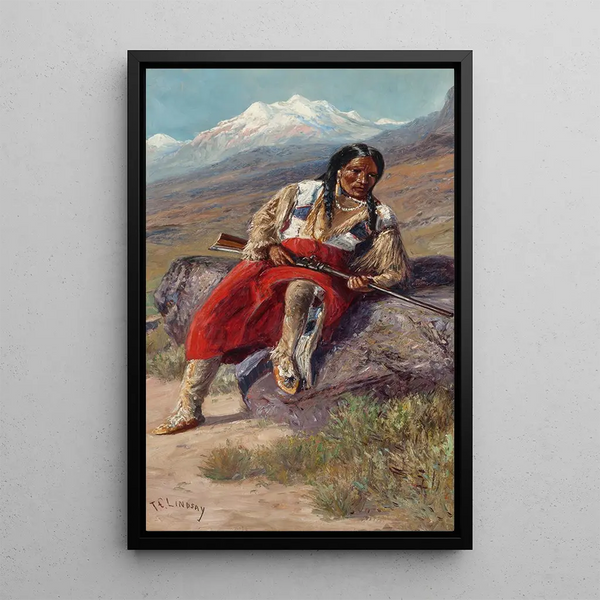 On the lookout - Thomas Corwin Lindsay — framed artwork on a wall