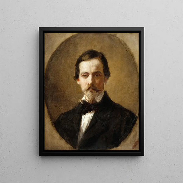 Émile César Victor Perrin - Thomas Couture — framed artwork on a wall