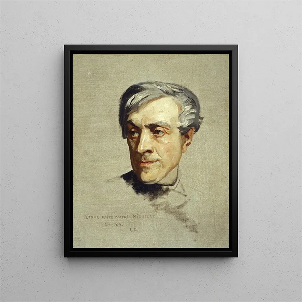 Study made after Jules Michelet - Thomas Couture — framed artwork on a wall