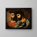 The Two Philosophers - Thomas Couture — framed artwork on a wall