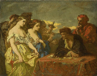 The greed for gold - Thomas Couture — artwork view