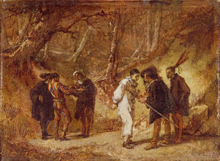 The Duel after the Masquerade Ball - Thomas Couture — artwork view