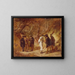 The Duel after the Masquerade Ball - Thomas Couture — framed artwork on a wall