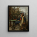 Young Italian street musician - Thomas Couture — framed artwork on a wall