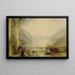 Figures sur un balcon probablement à Westpoint - Thomas Creswick — framed artwork on a wall