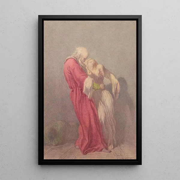 She Has Gone Forever - Thomas Dalziel — framed artwork on a wall