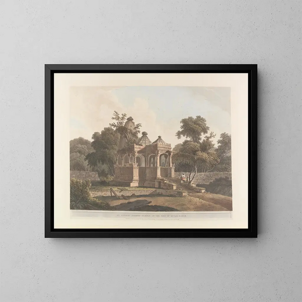 Oriental Scene Pl11 - Thomas Daniell — framed artwork on a wall