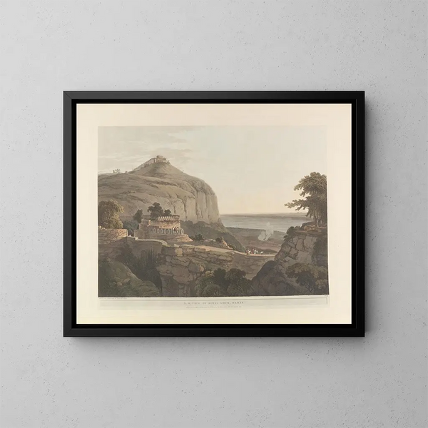 Oriental Scene Pl20 - Thomas Daniell — framed artwork on a wall