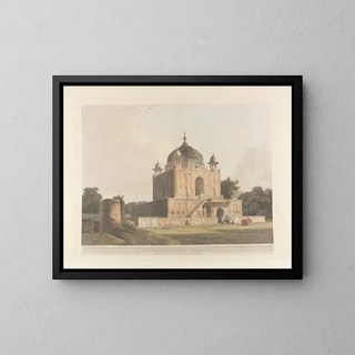 Oriental Scene Pl22 - Thomas Daniell — framed artwork on a wall