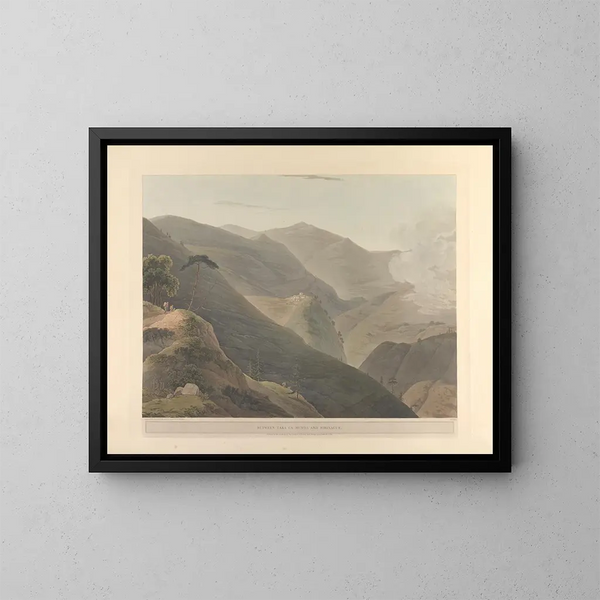 Oriental Scene Pl26 - Thomas Daniell — framed artwork on a wall