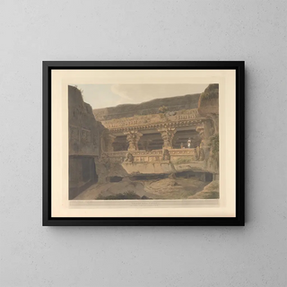 Oriental Scene Painting Pl29 - Thomas Daniell — framed artwork on a wall