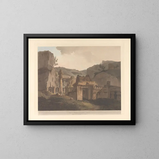 Oriental Scene Painting Pl31 - Thomas Daniell — framed artwork on a wall