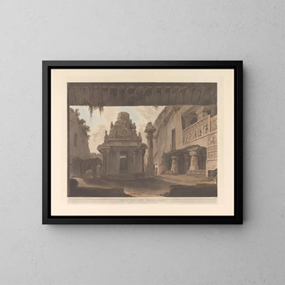 Oriental Scene Painting Pl32 - Thomas Daniell — framed artwork on a wall
