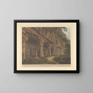 Oriental Scene Pl35 - Thomas Daniell — framed artwork on a wall