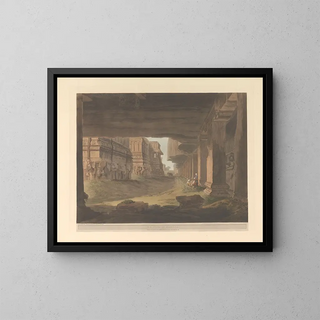 Oriental Scene Pl39 - Thomas Daniell — framed artwork on a wall