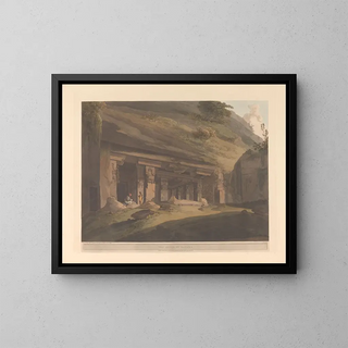 Oriental Scene Pl42 - Thomas Daniell — framed artwork on a wall
