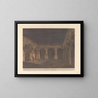 Oriental Scene Pl43 - Thomas Daniell — framed artwork on a wall