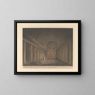 Oriental Scene Painting Pl47 - Thomas Daniell — framed artwork on a wall