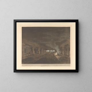 Oriental Scene Pl48 - Thomas Daniell — framed artwork on a wall