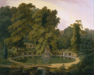 Fontaine et grotte du temple dans le parc de Sezincote - Thomas Daniell — artwork view