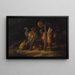 Hunting tiger in the East Indies - Thomas Daniell — framed artwork on a wall
