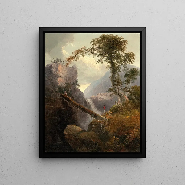 Catskills - Thomas Doughty — framed artwork on a wall