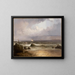 Stormy Summer at Nahant Beach - Thomas Doughty — framed artwork on a wall