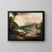 Gorge du Delaware - Thomas Doughty — framed artwork on a wall