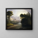 Fantasy Landscape Painting - Thomas Doughty — framed artwork on a wall