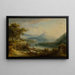 Two Fishermen - Thomas Doughty — framed artwork on a wall