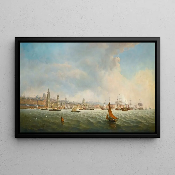 Port of Liverpool - Thomas Dove — framed artwork on a wall