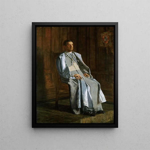 Archbishop Diomède Falconio - Thomas Eakins — framed artwork on a wall