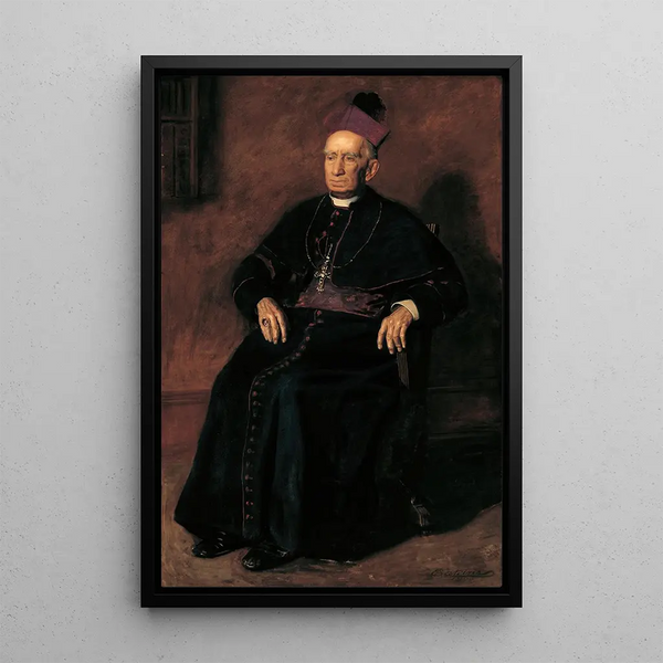 Archbishop William Henry Elder - Thomas Eakins — framed artwork on a wall