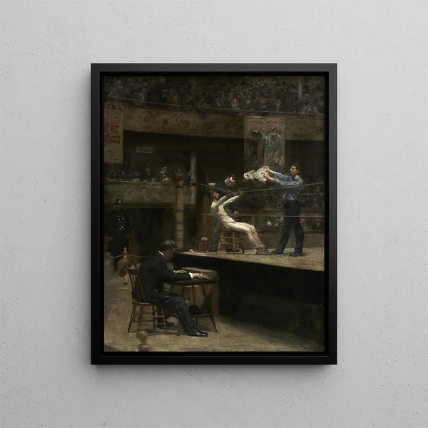 Between the Towers - Thomas Eakins — framed artwork on a wall