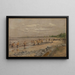 Halage de la Seine - Thomas Eakins — framed artwork on a wall