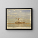 John Biglin en un skiff - Thomas Eakins — framed artwork on a wall