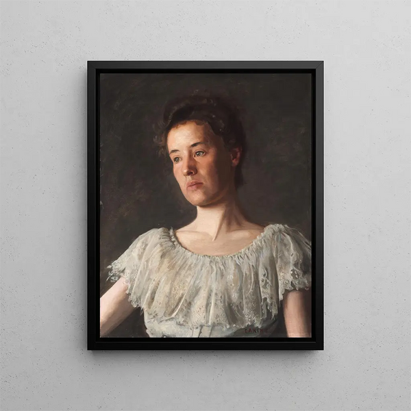 Mademoiselle Alice Kurtz - Thomas Eakins — framed artwork on a wall