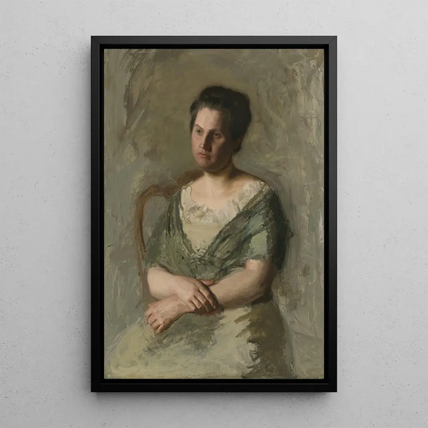 Madame William Shaw Ward - Thomas Eakins — framed artwork on a wall