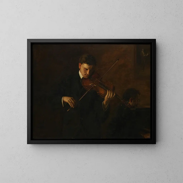 Music - Thomas Eakins — framed artwork on a wall