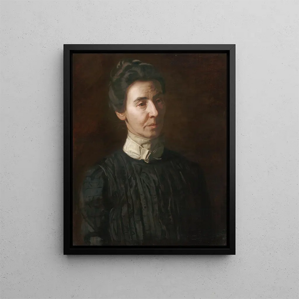 Portrait of Mary Adeline Williams - Thomas Eakins — framed artwork on a wall