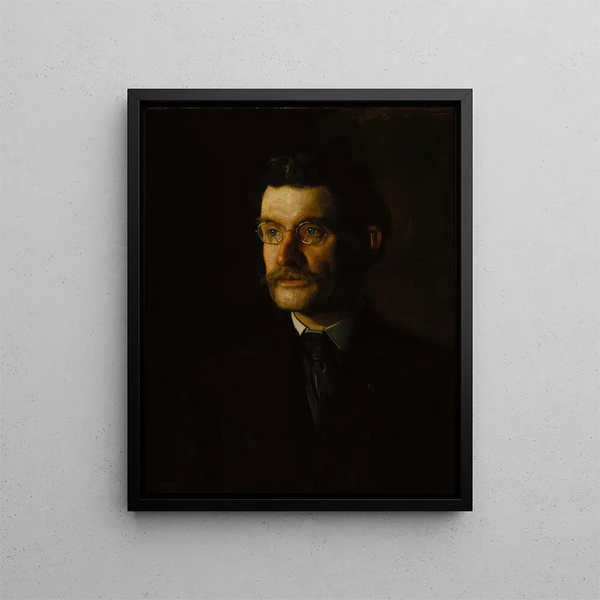 Portrait Painting of Thomas J. Eagan - Thomas Eakins — framed artwork on a wall