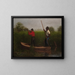 Rail shot on the Delaware - Thomas Eakins — framed artwork on a wall