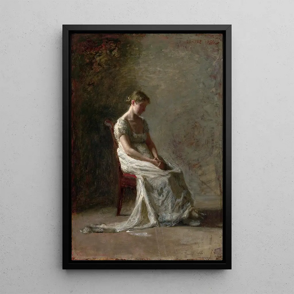 Retrospection - Thomas Eakins — framed artwork on a wall