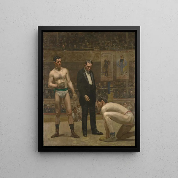 Prendre le compte - Thomas Eakins — framed artwork on a wall